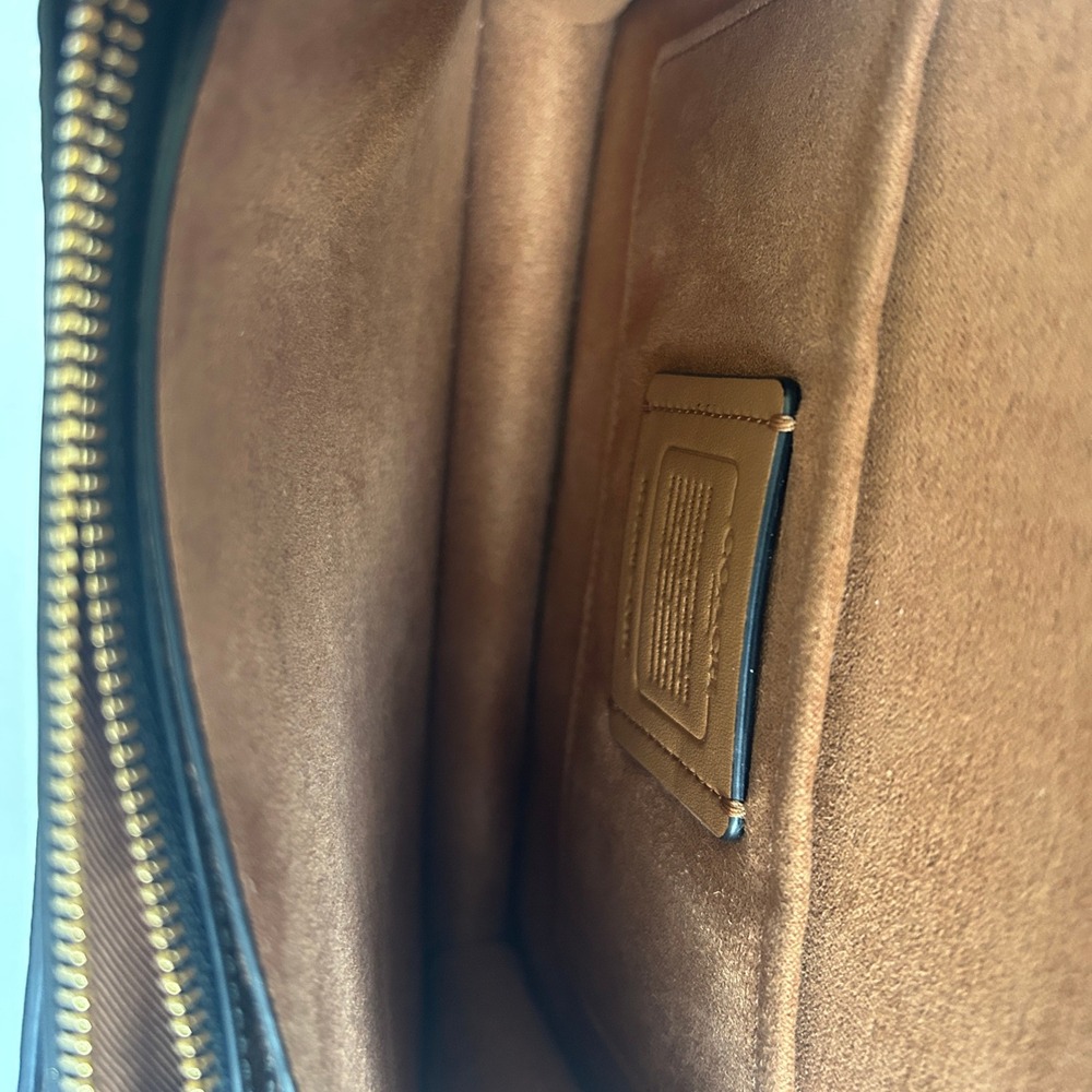 Coach Klare Crossbody Black Signature Patent Leather Bag CV397 - Picture 7 of 11